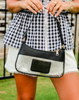 Clear Small Tote Bag - Black