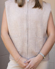 Taupe Sweater Vest