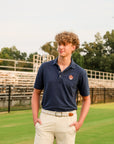 Johnnie-O Auburn University Coastal Wash Original Polo - Vault Logo - Midnight Navy
