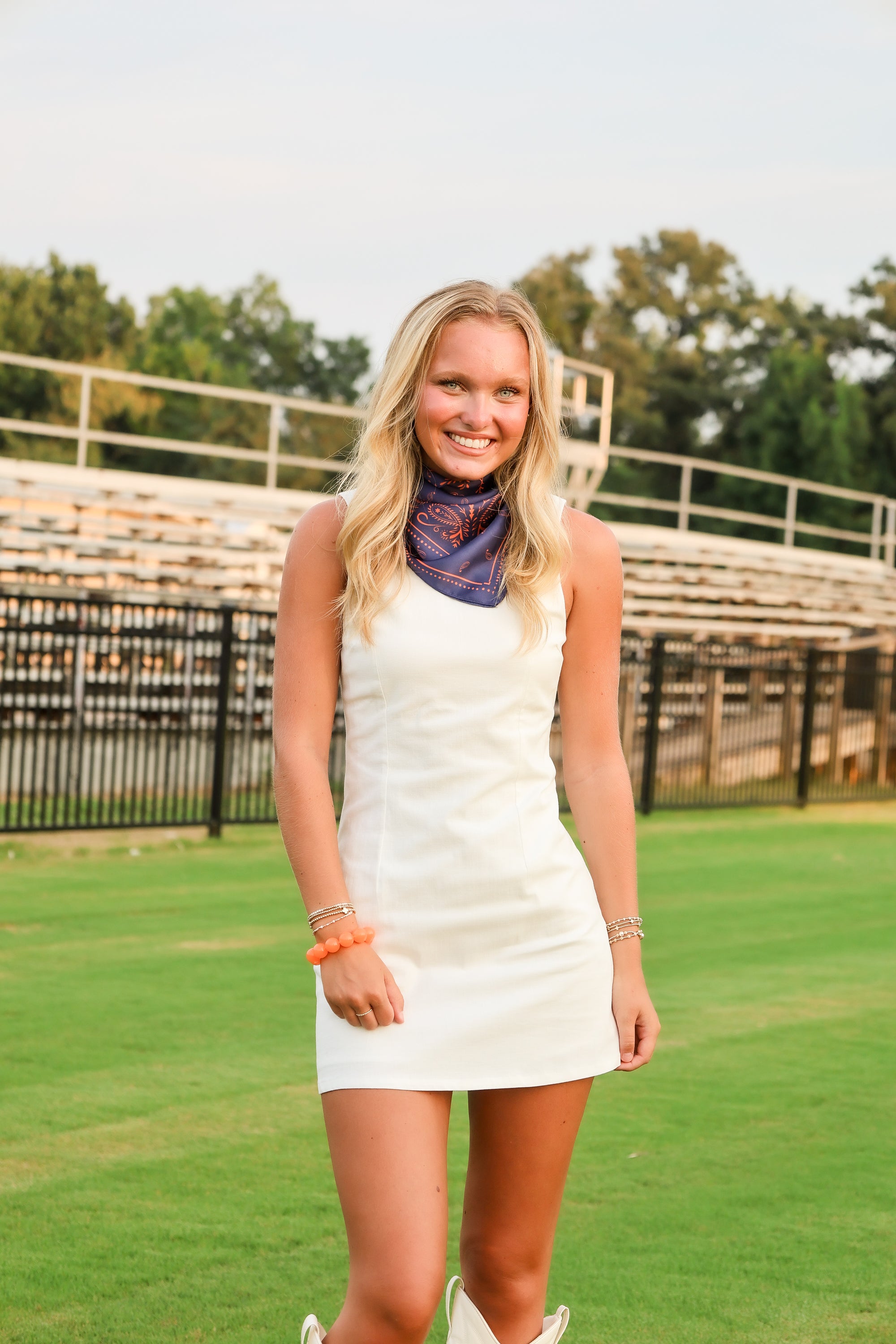 Boat Neck Mini Dress