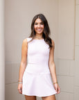 Pink Polka Dot Athletic Dress