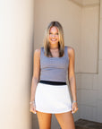 Lightweight Skort - White