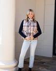 Plaid Puffer Vest