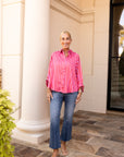 Red/Pink Oversized Shirt