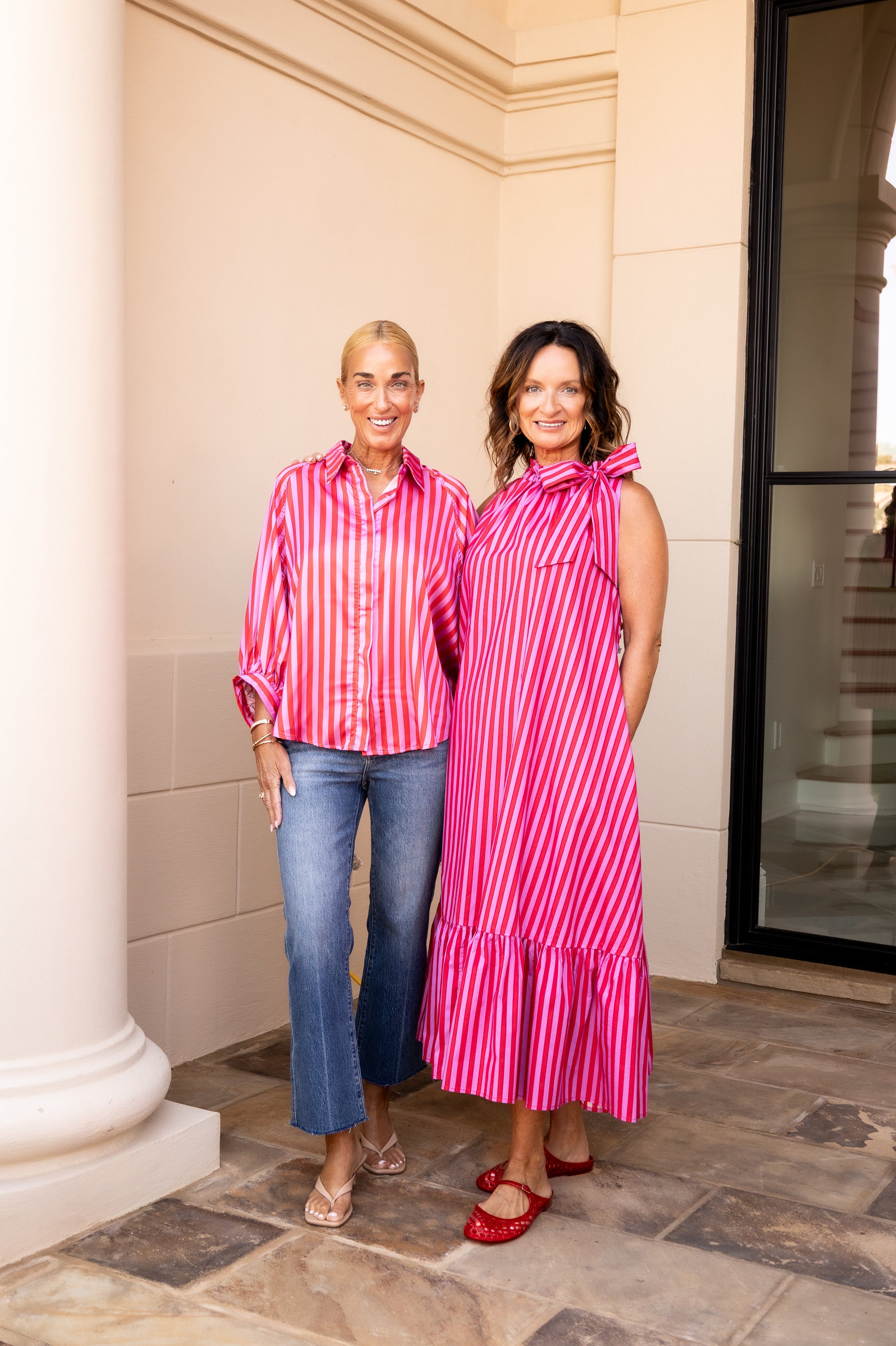 Red/Pink Oversized Shirt