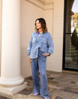 Washed Chambray Set