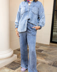 Washed Chambray Set