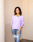 Lavender Blouse