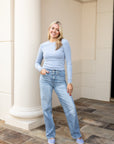 Blue/White Long Sleeve T-Shirt