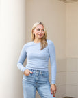Blue/White Long Sleeve T-Shirt