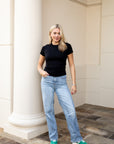Crew Neck T-Shirt - Black