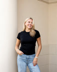 Crew Neck T-Shirt - Black