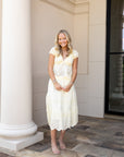 Eyelet Skirt Set - Baby Yellow