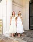 Eyelet Skirt Set - Baby Yellow