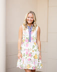 Tiered Floral Print Dress