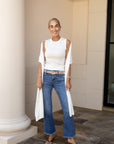 Boot Cut Crop Jeans
