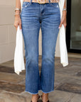 Boot Cut Crop Jeans