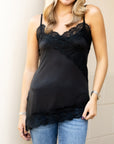Diagonal Lace Trim Cami