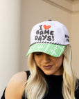I Love Game Days Hat