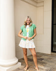 Printed Mini Skirt
