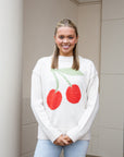 Oatmeal Cherry Sweater