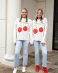 Oatmeal Cherry Sweater