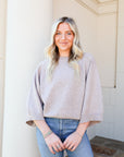 Wide Sleeve Sweater - Soft Mocha