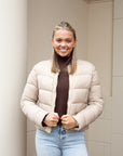 Lightweight Down Jacket - Taupe