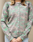 Camo Cardigan