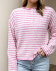 Bubblegum Henley Sweater