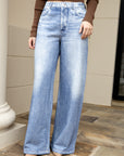 Denim French Terry Pants