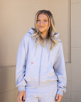 Smile Zip-Up Hoodie