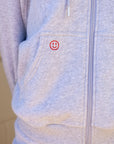Smile Zip-Up Hoodie