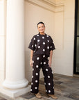 Brown Polka Dot Set