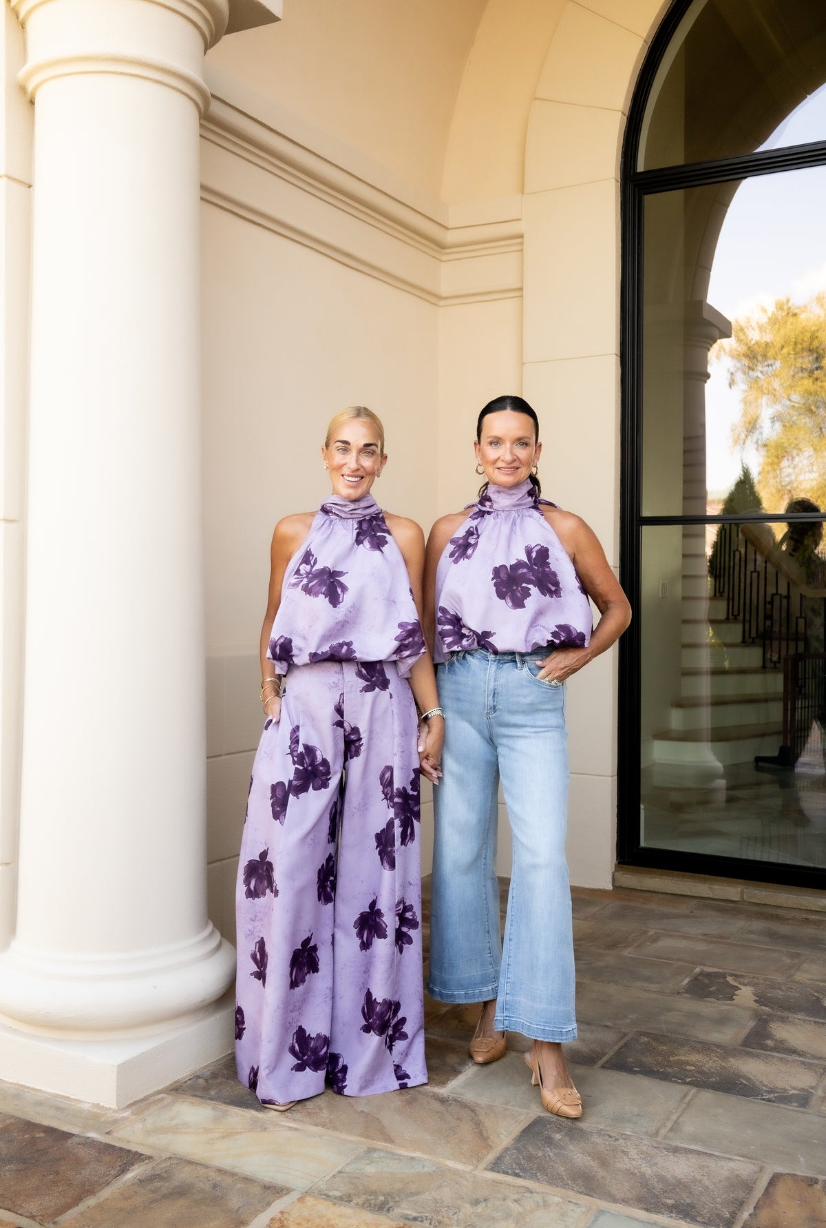 Purple Floral Set