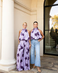 Purple Floral Set