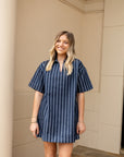 Denim Striped Dress