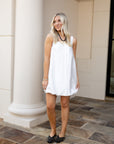 Sleeveless Bubble Hem Dress