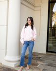 Soft Knit Cardigan Sweater - Pink