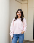 Soft Knit Cardigan Sweater - Pink