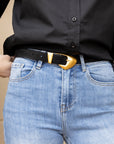 Suede Belt - Black