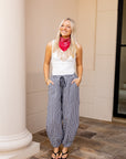 Sequin Fringe Bandana Scarf