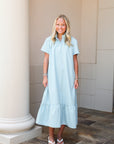 Millie Midi Dress - Sky