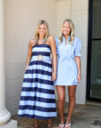 Chambray Shimmer Dress