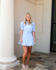 Chambray Shimmer Dress