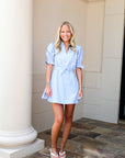 Chambray Shimmer Dress