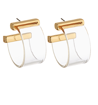 Clear Acrylic Hoops