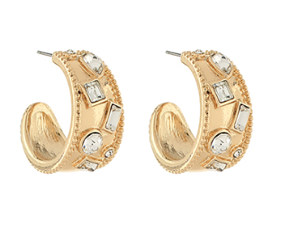Crystal Hoops