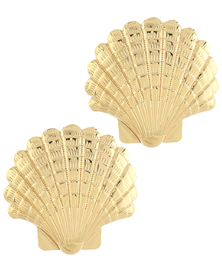 Textured Shell Earrings
