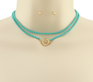 2 Layer Choker - Mint